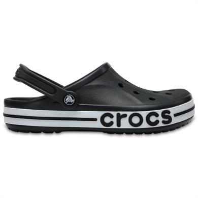 Crocs UNISEX Marka Logolu Rahat Taban Siyah-Beyaz Terlik 205089-066