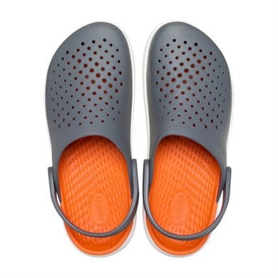 Crocs Unısex Marka Logolu Rahat Günlük Kullanım Gri Terlik 209964-0DA
