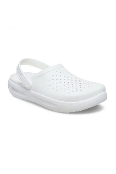 Crocs Unısex Marka Logolu Rahat Günlük Kullanım Beyaz Terlik 209964-143