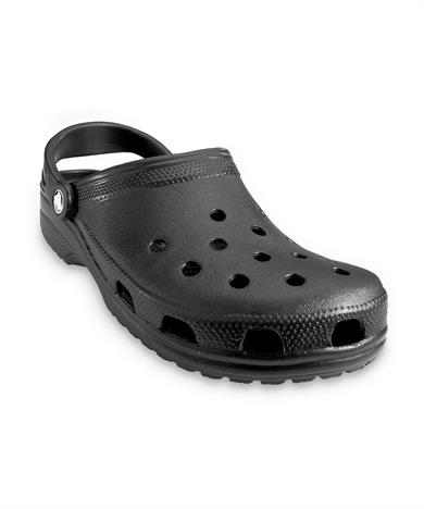 Crocs UNISEX Marka Logolu Rahat Taban Siyah Terlik 10001-001