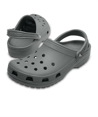 Crocs Unısex Marka Logolu Rahat Günlük Kullanım Gri Terlik 10001-0DA