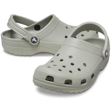 Crocs UNISEX Marka Logolu Rahat Taban Gri Terlik 10001-1LM
