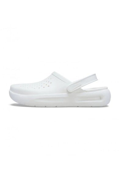 Crocs Unısex Marka Logolu Rahat Günlük Kullanım Beyaz Terlik 209964-143