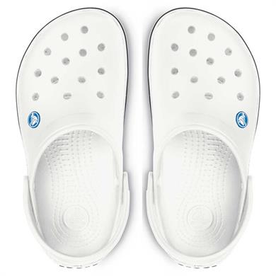 Crocs UNISEX Renkli Logo Detaylı Günlük Beyaz Terlik 11016-100
