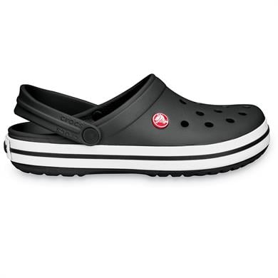 Crocs UNISEX Renkli Logo Detaylı Günlük Siyah Terlik 11016-001