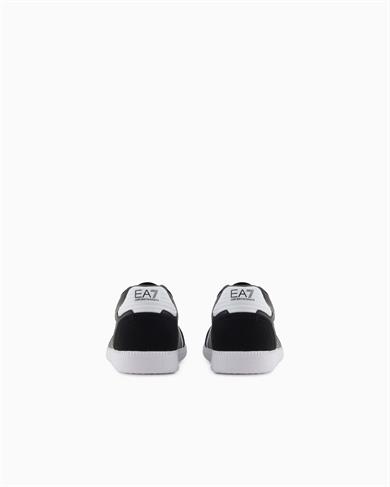 Ea7 Erkek Bağcıklı Marka Logolu Spor Stil Beyaz-Siyah Sneaker 7X000405 AF19826-MC001