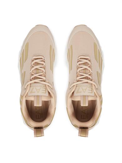 Ea7 Erkek Hafif Yüksek Taban Kartal Logolu Bej Sneaker X8X217 XK433-M1136