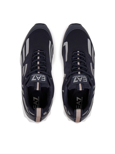 Ea7 Erkek Hafif Yüksek Taban Kartal Logolu Lacivert Sneaker X8X217 XK433-U461