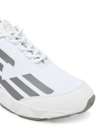 Ea7 Erkek Hafif Yüksek Taban Kartal Logolu Beyaz Sneaker X8X217 XK433-MZ024