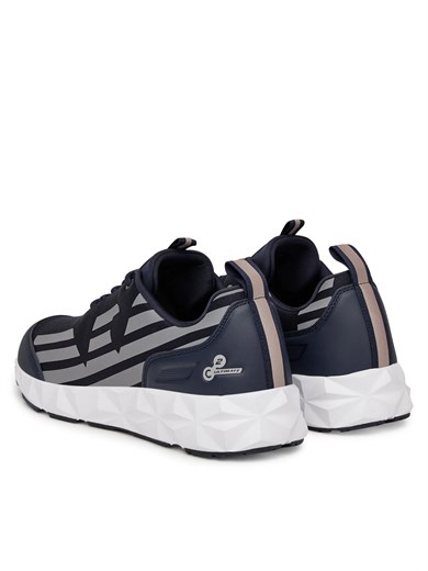 Ea7 Erkek Hafif Yüksek Taban Kartal Logolu Lacivert Sneaker X8X217 XK433-U461
