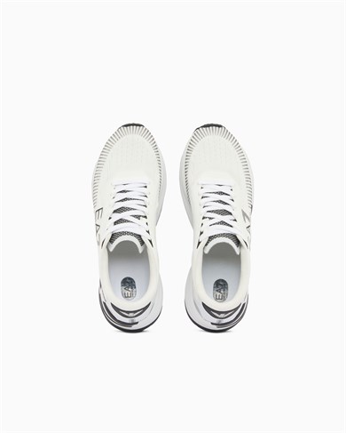 Ea7 Erkek Kalın ve Rahat Tabanlı File Detaylı Beyaz Sneaker 7X000651 AF23103-MZ021