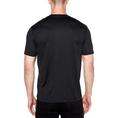 Ea7 Erkek Marka Logo Detaylı Baskılı Regular Fit Kısa Kollu Siyah T-Shirt 6DPT71 PJUJZ-1200