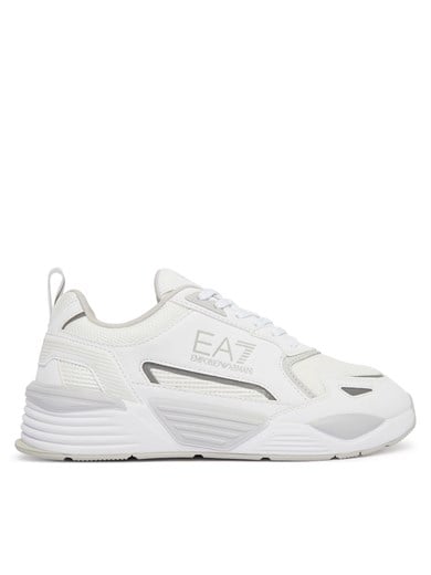 Ea7 Erkek Marka Logolu Rahat Taban Bağıcıklı Beyaz Sneaker 7X000308 AF18447-MZ533