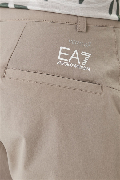Ea7 Erkek Slim Fit Teknik Kumaşlı Bej Şort 7M000194 AF14589-U6167