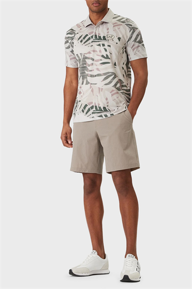 Ea7 Erkek Slim Fit Teknik Kumaşlı Bej Şort 7M000194 AF14589-U6167