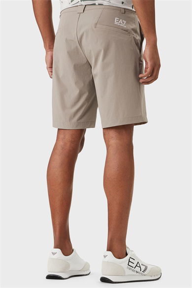 Ea7 Erkek Slim Fit Teknik Kumaşlı Bej Şort 7M000194 AF14589-U6167