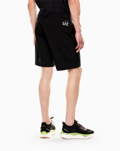 Ea7 Erkek Slim Fit Teknik Kumaşlı Siyah Şort 7M000194 AF14589-UC001