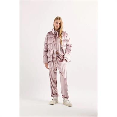 Ea7 Kadın Parlak Görünümlü Dik Yaka Cep Detaylı Pembe Ceket 6DTB06 TNGBZ-1341