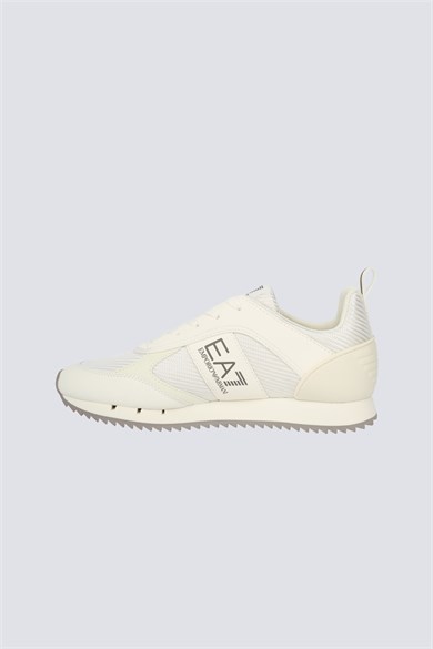 Ea7 Unısex Rahat Taban Nefes Alabilen File Detaylı Kartal Motifli Ekru Sneaker 7X000337 AF18613-M0380