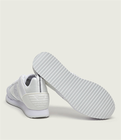 Ea7 Unısex Rahat Taban Nefes Alabilen File Detaylı Kartal Motifli Beyaz Sneaker 7X000337 AF18613-M0196