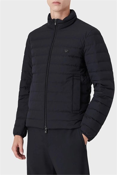 Emporıo Armani Erkek Dik Yaka Cepli Şişme Lacivert Ceket 8N1BQ2 1NLRZ-0920