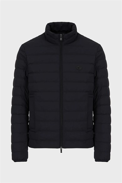 Emporıo Armani Erkek Dik Yaka Cepli Şişme Lacivert Ceket 8N1BQ2 1NLRZ-0920
