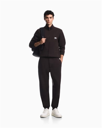 Emporıo Armani Erkek Dokuma Kumaş  Normal Bel  Düz Model Kahverengi Eşofman Altı EM007347 AF17545-U6030