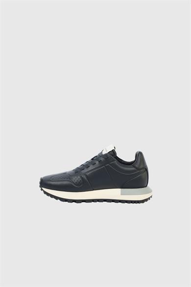 Emporıo Armani Erkek Kaydırmaz Yüksek Rahat Taban Süet Lacivert Sneaker EM003740 AF19726-MB007