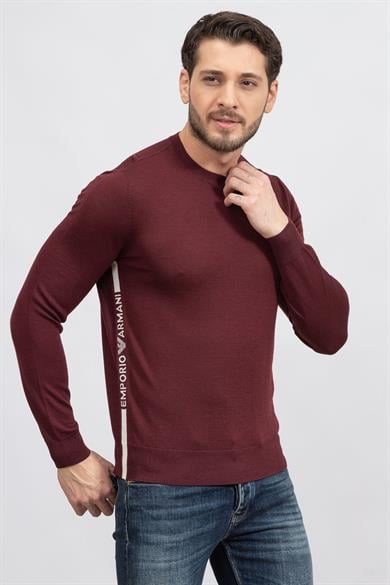 Emporıo Armani Erkek Bordo Kazak 6L1MXH 1MIVZ-0397