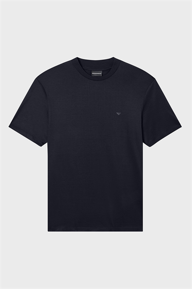 Emporıo Armani Erkek Kısa Kol Bisiklet Yaka Regular Fit Lacivert T-Shirt EM005491 AF24839-UB118