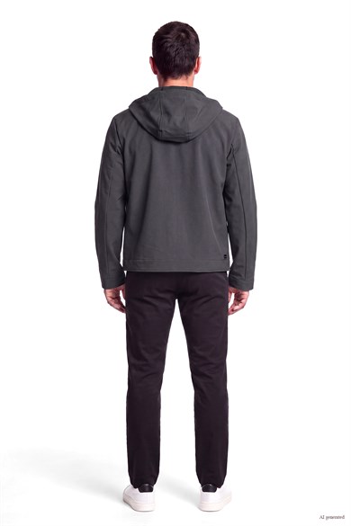 Emporıo Armani Erkek Kuş ve Kaz Tüyü Dolgulu Normal Kesim Kapüşonlu Uzun Kollu Lacivert Ceket EM006752 AF28011-UB118