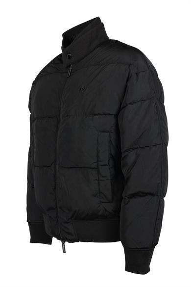 Emporıo Armani Erkek Logolu Fermuar Kapamalı Cepli Kışlık Siyah Mont 6R1B75 1NFEZ-0999
