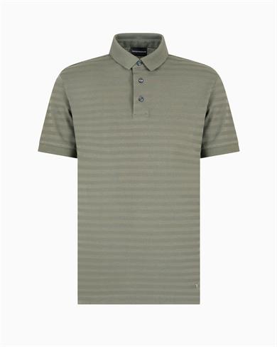Emporıo Armani Erkek Marka Logo Detaylı Regular Fit Kısa Kollu Yeşil Polo Yaka T-Shirt EM001295 AF10762-F8107