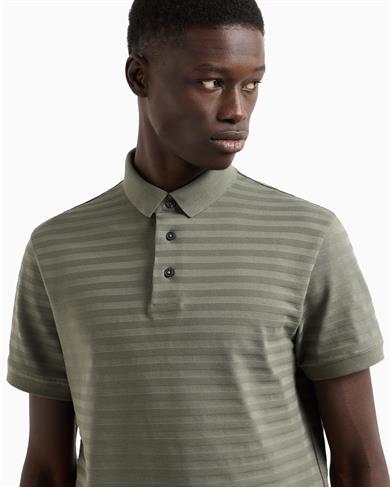 Emporıo Armani Erkek Marka Logo Detaylı Regular Fit Kısa Kollu Yeşil Polo Yaka T-Shirt EM001295 AF10762-F8107