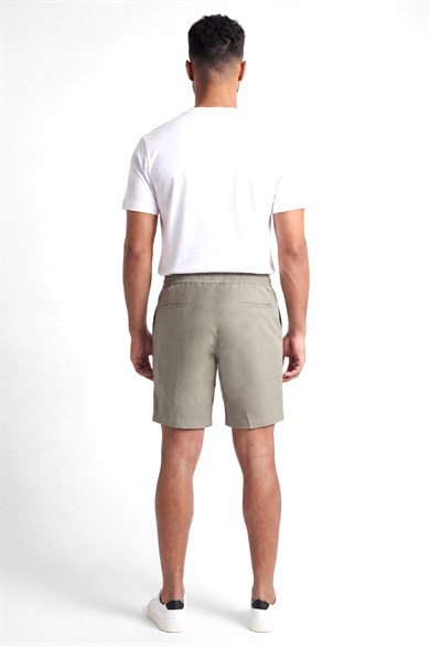 Emporıo Armani Erkek Normal Kalıp Pamuklu Bej Şort & Bermuda EM005619 AF25060-U6200