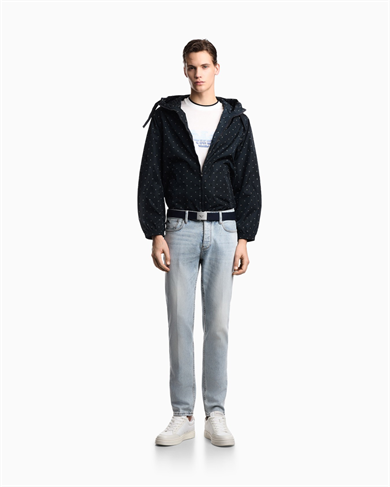 Emporıo Armani Erkek Normal Bel Slim Fit Dar Paça Mavi Jeans EM000668 AF22251-MB003