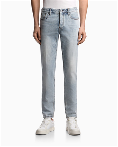 Emporıo Armani Erkek Normal Bel Slim Fit Dar Paça Mavi Jeans EM000668 AF22251-MB003
