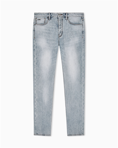 Emporıo Armani Erkek Normal Bel Slim Fit Dar Paça Mavi Jeans EM000668 AF22251-MB003