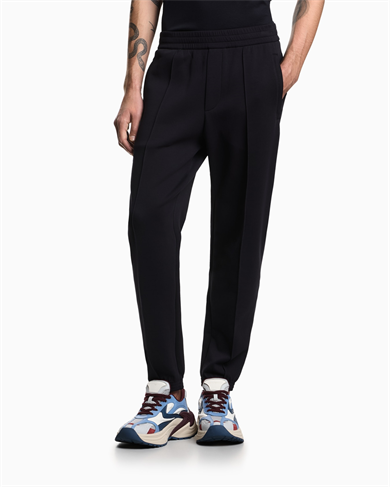 Emporıo Armani Erkek Regular Fit Pamuklu Normal Bel Düz Paça Lacivert Pantolon EM004542 AF10013-UB118