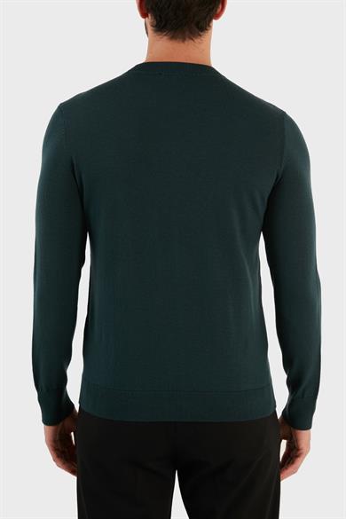 Emporıo Armani Erkek Yuvarlak Uzun Kollu Günlük Yeşil Kazak 6L1MXJ 1MBPZ-0586