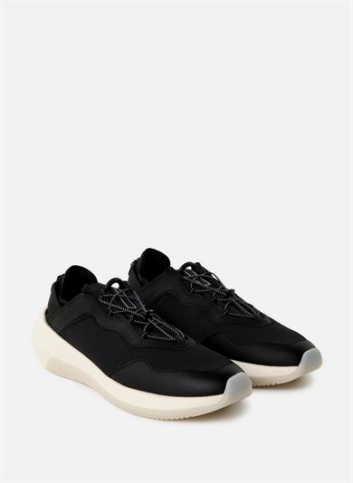 Emporıo Armani Erkek Yüksek Rahat Taban Nefes Alabilen Fileli Siyah-Mavi Sneaker EM001675 AF14764-ZB002