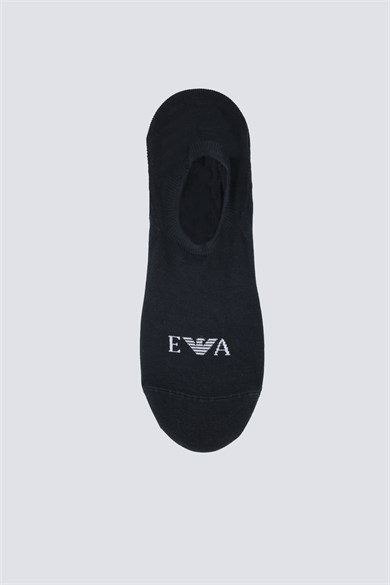 Emporıo Body Erkek Logo Detaylı Nefes Alabilen Pamuklu Üçlü Paket Kısa Lacivert Çorap EM000548 AF26377-MB153