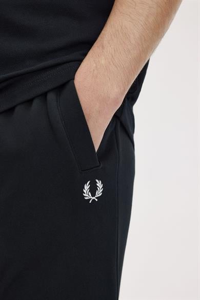 Fred Perry Erkek Normal Bel Regular Fit Bağlamalı Bel Cep Detay Siyah1 Eşofman Altı T5505-102