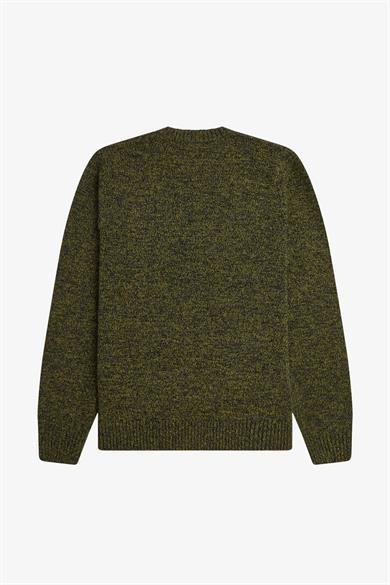 Fred Perry Erkek Örme Kumaş Normal Kesim Yeşil Hırka K1549-43A