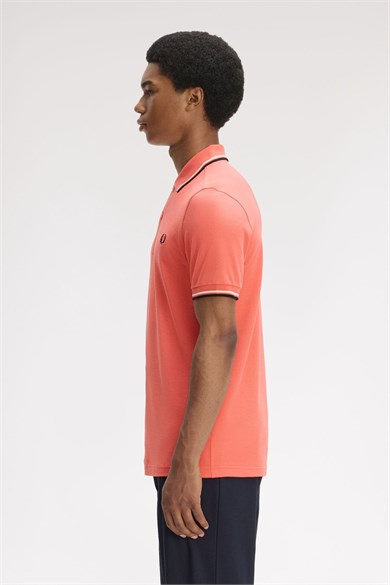 Fred Perry Erkek Regular Fit Yakası Çizgi Desenli Kısa Kollu 04C Polo Yaka T-Shirt M3600P-04C