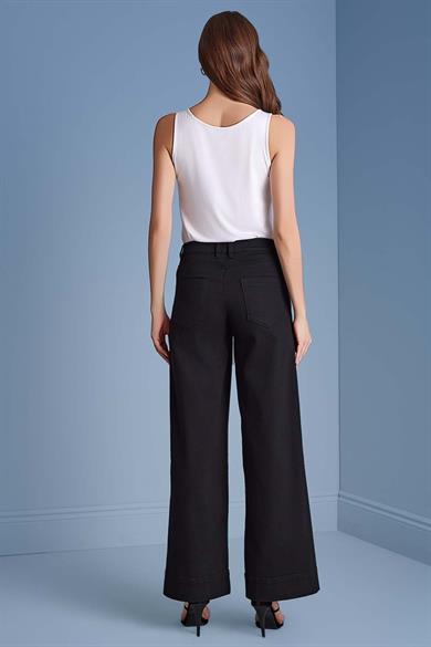 Guıtar Kadın Halka Detaylı Kolsuz Beyaz Bluz 25022-TANK TOP-11