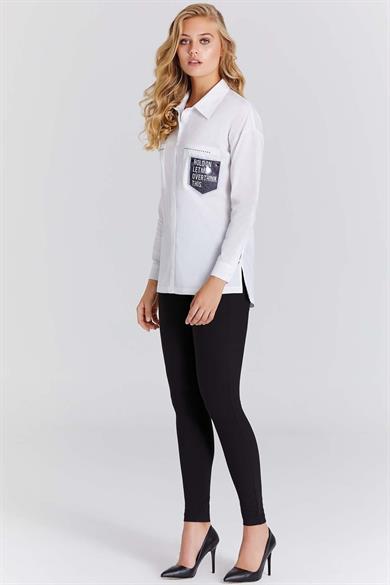 Guıtar Kadın Siyah Pantolon EGU21758PANT-SIY