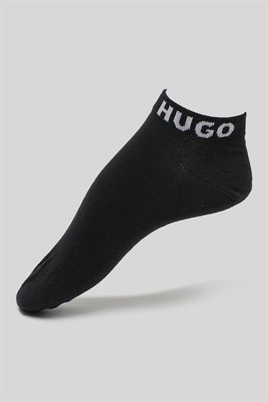 HUGO Erkek Düz Renk Logolu Siyah Çorap 50516405-001