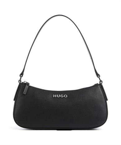 HUGO Kadın Tek Omuz Askılı Fermuar Kapamalı Siyah Omuz Çantası 50516666-001
