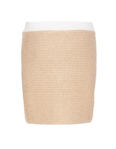 Lıu Jo Kadın Dokuma Kumaş  Normal Bel  Düz Model Camel Etek MA4131MA55N-C3389